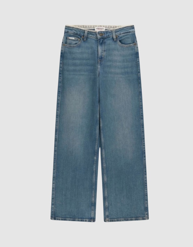 GUESS Jeans - GUESS JEANS Mid-Rise G11 Wide Leg Jeans