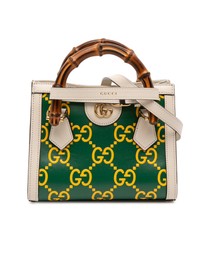 Pre-Loved by Azura Reborn - Pre-Loved Mini Leather Bamboo GG Diana Satchel