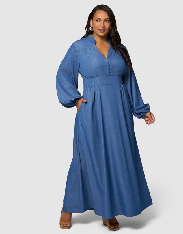 Sunday In The City - Endless Road Maxi Dress