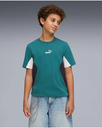 Puma - ESS Block Tee - Teens