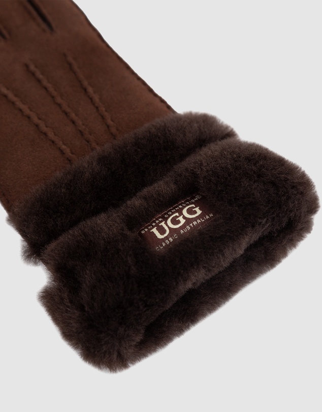 Ozwear Connection Uggs - Ugg Sheepskin Double Cuff Gloves