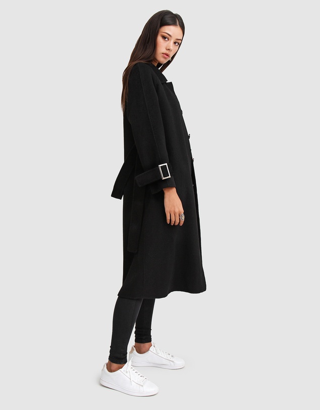 Belle & Bloom - Shore To Shore Belted Wool Coat
