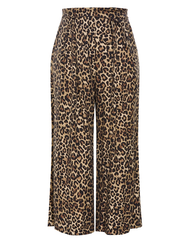 City Chic - Resort Leopard Print Pant