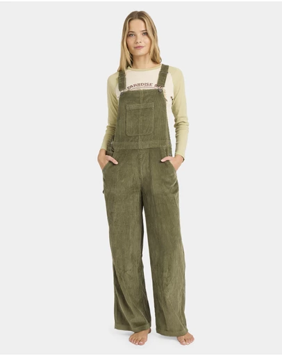 Billabong - Womens Vacay Cord Overall