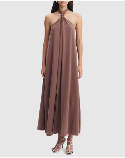 Aje Studio - Evie Halter Midi Dress