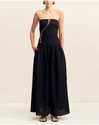 Shona Joy - Effie Strapless Cut Out Maxi Dress