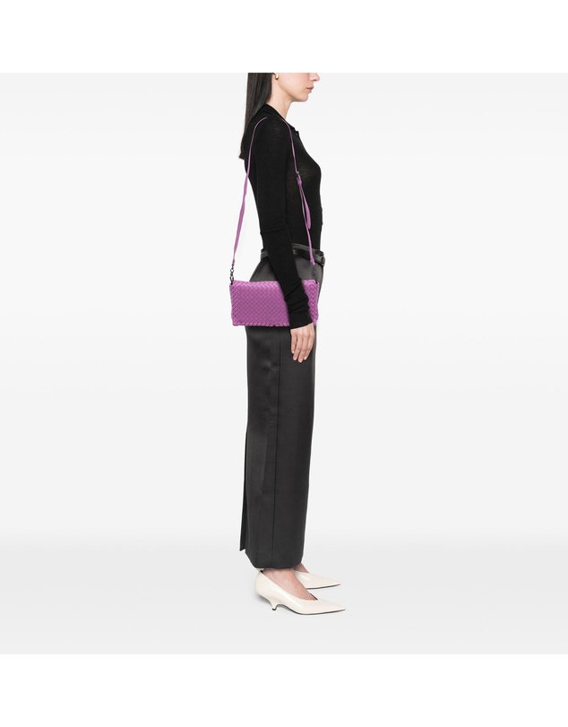 Pre-Loved by Azura Reborn - Pre-Loved Nappa Intrecciato Dahlia Clutch Crossbody