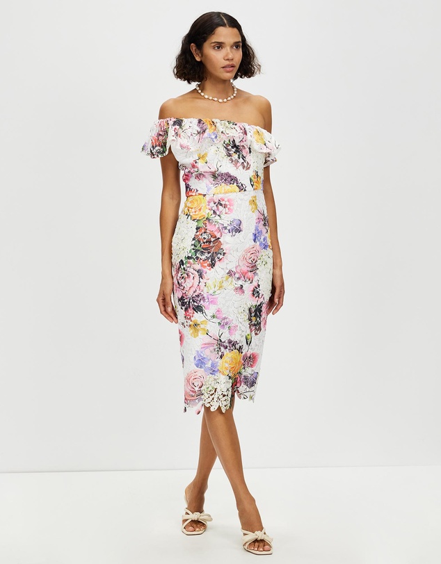 Romance by Honey and Beau - Rose Frill Dress