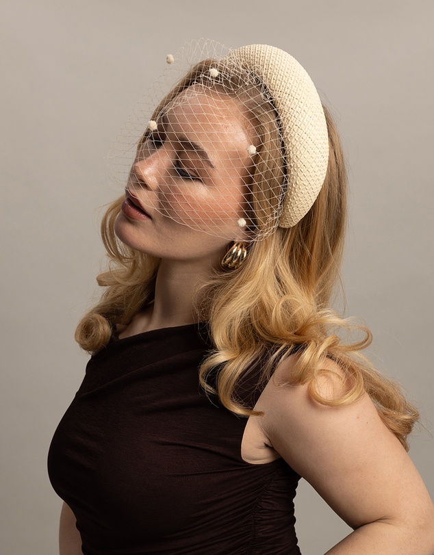 Morgan & Taylor - Hedleigh Headpiece in Natural