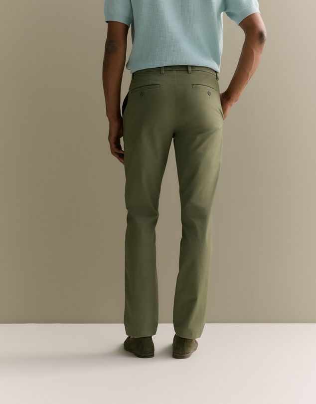 Trenery - Regular Fit Chino Pant in Hunter Green