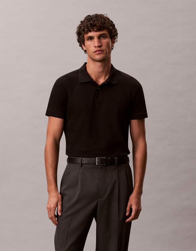Calvin Klein - Supima Cotton Slim Refined Pique Polo Shirt