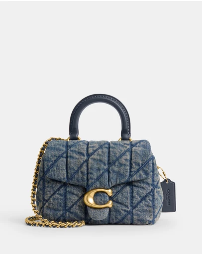 Coach - Loved Denim Tabby Top Handle