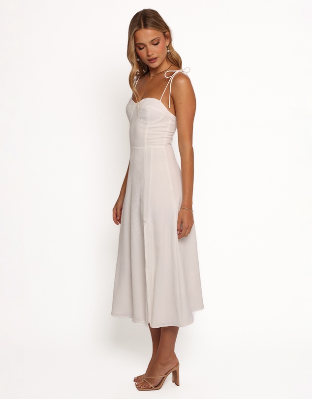 Petal & Pup - Cordelia Midi Dress - White