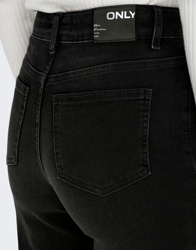 ONLY - Madison Blush High Waisted Stretch Wide Denim Jeans