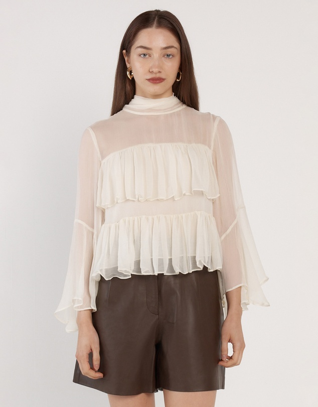 Fate + Becker - Sienna Ruffle Blouse