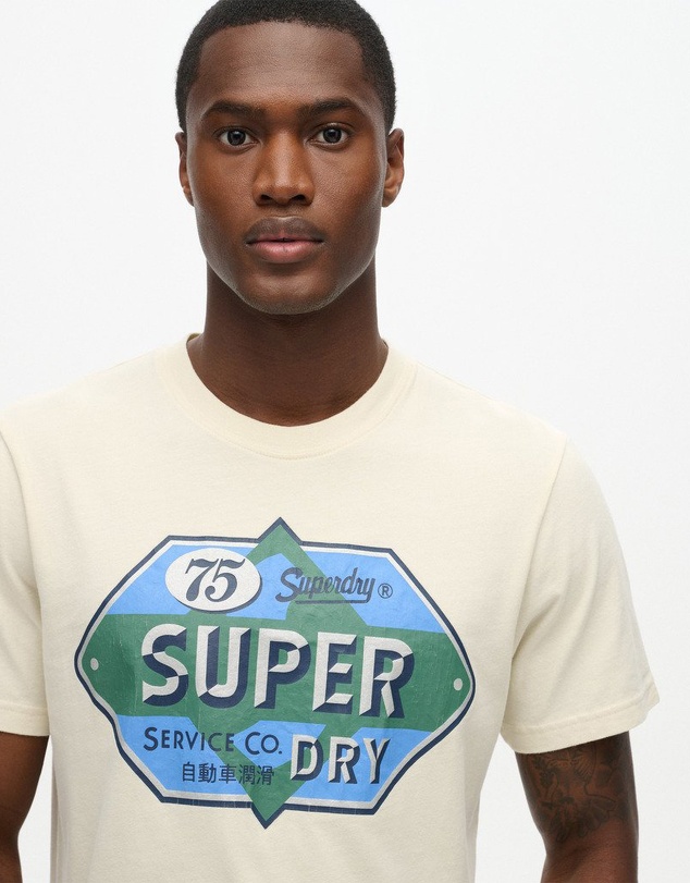Superdry - Workwear Gasoline Graphic Tee