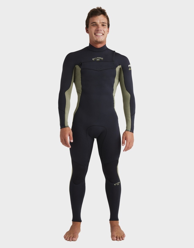Billabong - Mens 3/2mm Absolute Natural Chest Zip Wetsuit