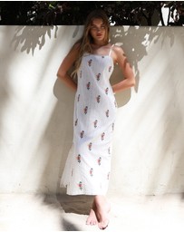Belle & Bloom - She Blooms Floral Midi Dress