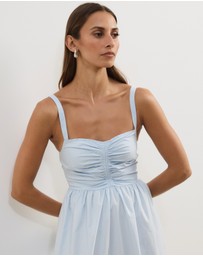 Atmos&Here - Andy Cotton Poplin Midi Dress