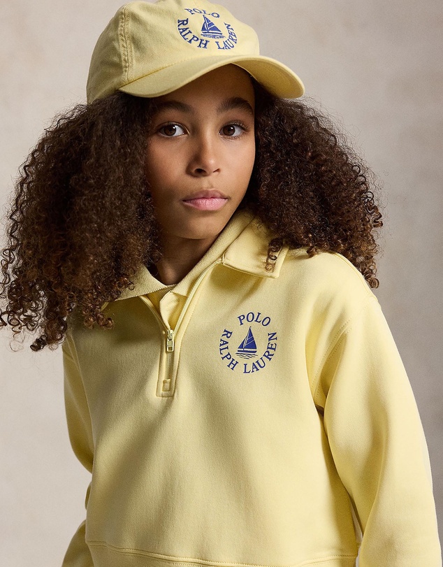 Polo Ralph Lauren - Double-Knit Collared Boxy Sweatshirt - Kids