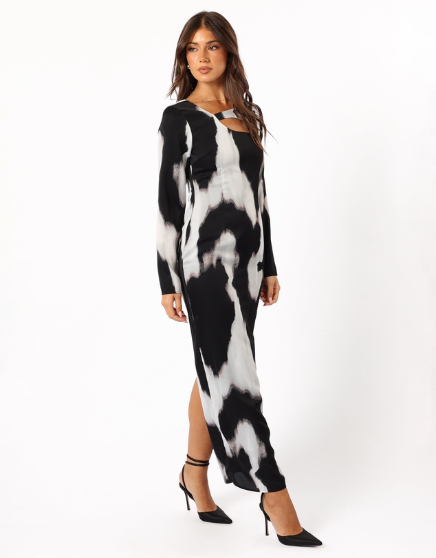 Petal & Pup - Christah Maxi Dress - Black/White
