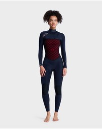Roxy - Womens 3/2mm Swell Natural Chest Zip Wetsuit