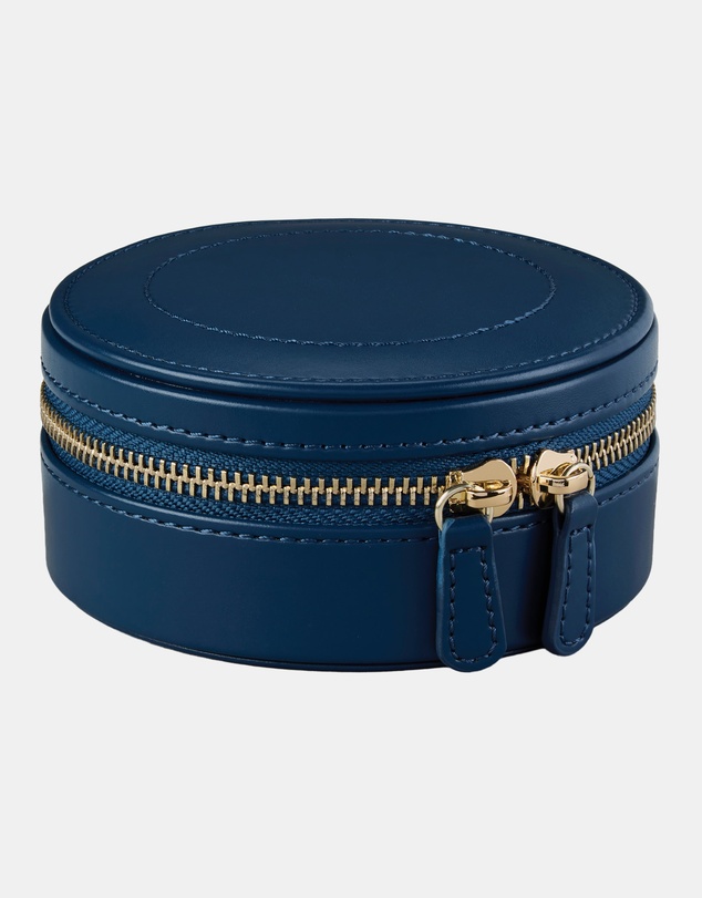 Wolf - WOLF Sophia Round Zip Case Indigo Fruit Botanical