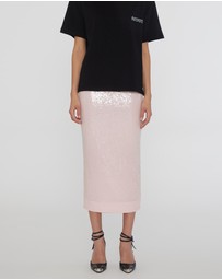 ROTATE - Sequin Midi Pencil Skirt