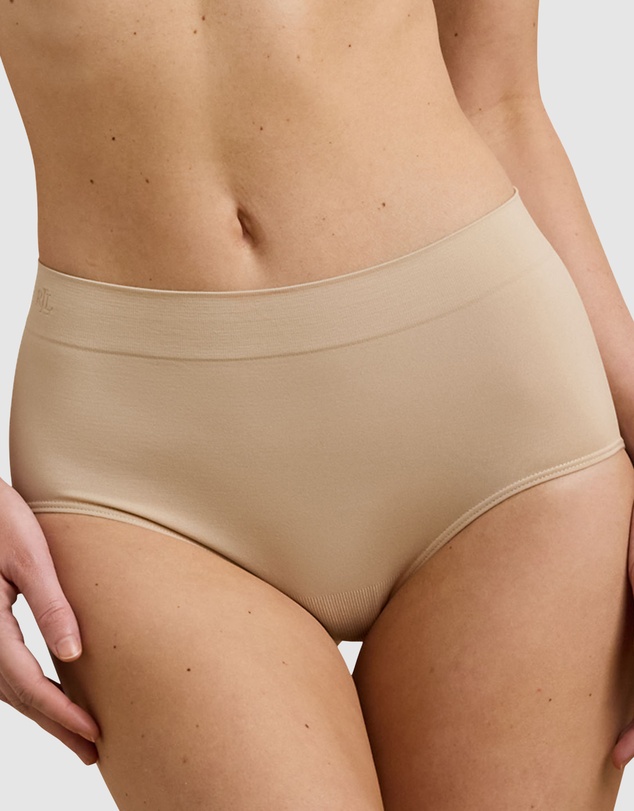 Lauren by Ralph Lauren - Lauren Seamless Recycled Jersey High Waist Full Brief
