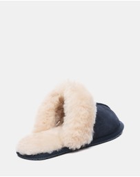 EVERAU - EverAU Ugg Rosa Slipper Suede Cow Suede Upper House Shoes