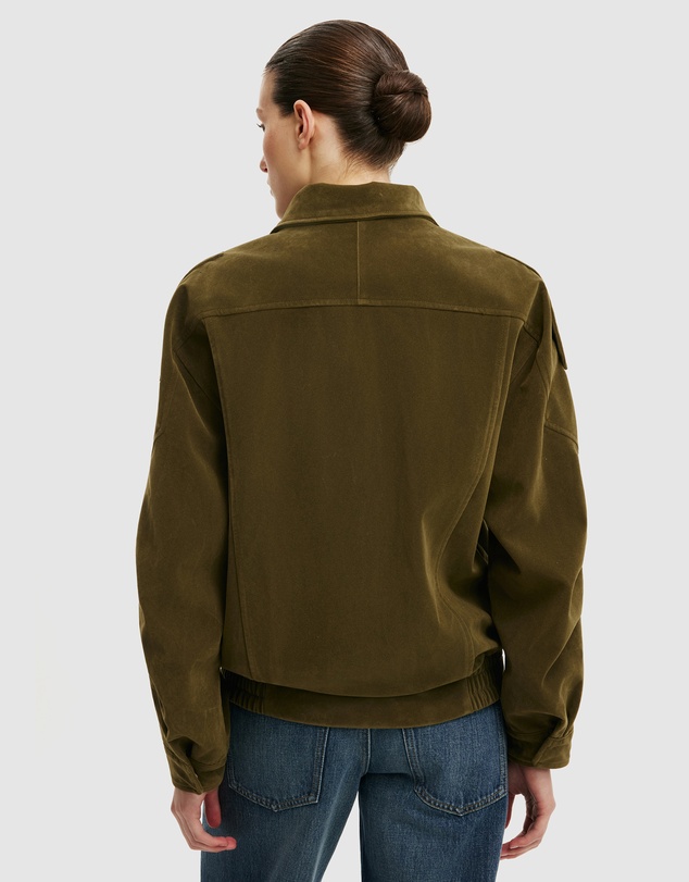 Cotton On - Cove Faux Suede Biker Jacket