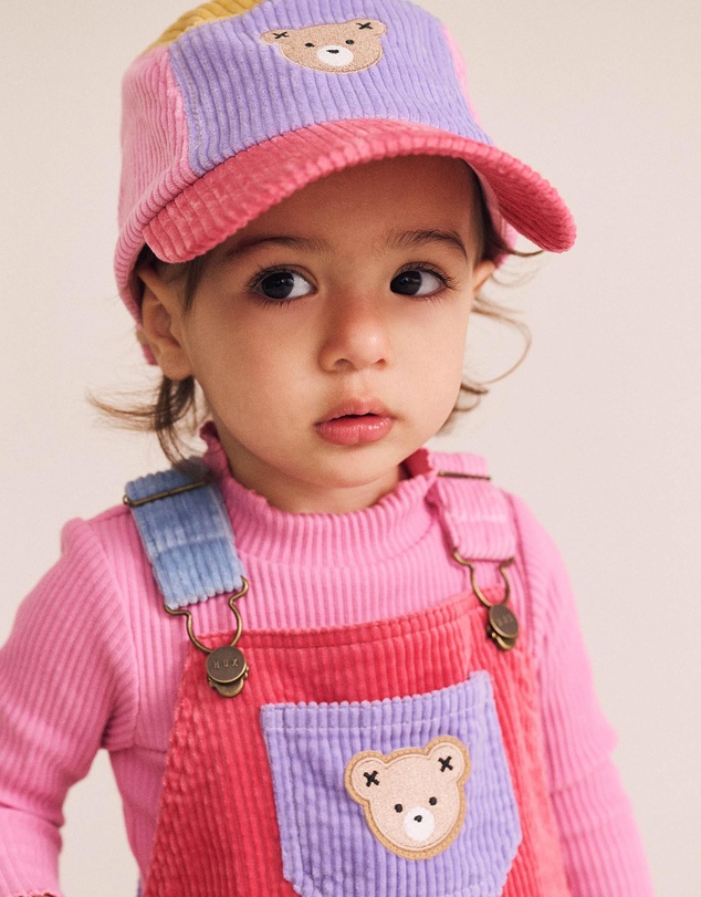 Huxbaby - Colour Block Cord Overalls - Babies-Kids