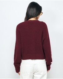 AERE - Cotton Cashmere Blend Relaxed Jumper