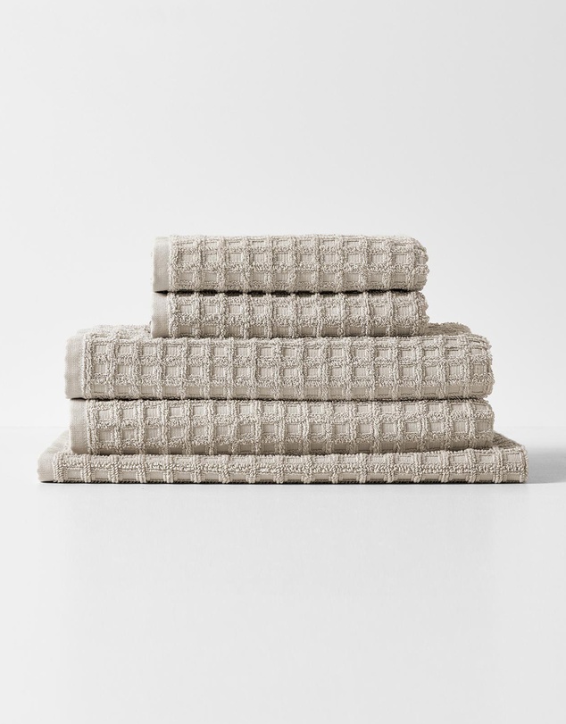 Aura Home - Waffle Bath Towel Set