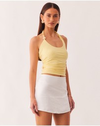 SNDYS - LEXIE TWIST HALTER TANK - ICONIC EXCLUSIVE