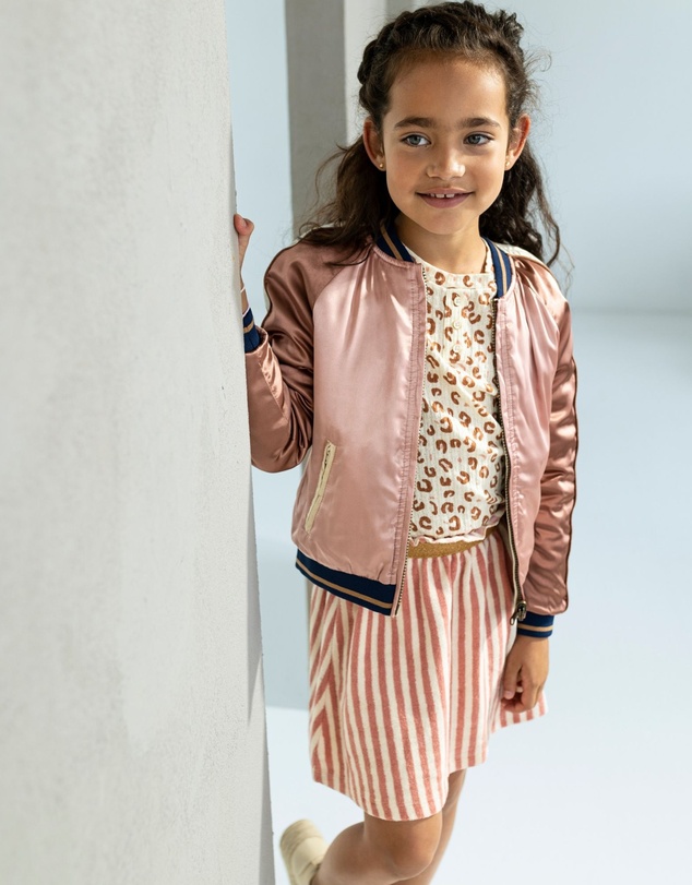 Like FLO - Fancy Leopard Combi Dress with Terry Skirt - Kids-Teens