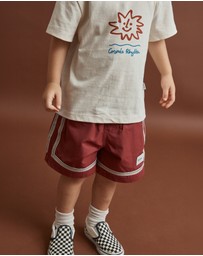 Rhythm - Twin Trim Heritage Beach Shorts - Kids