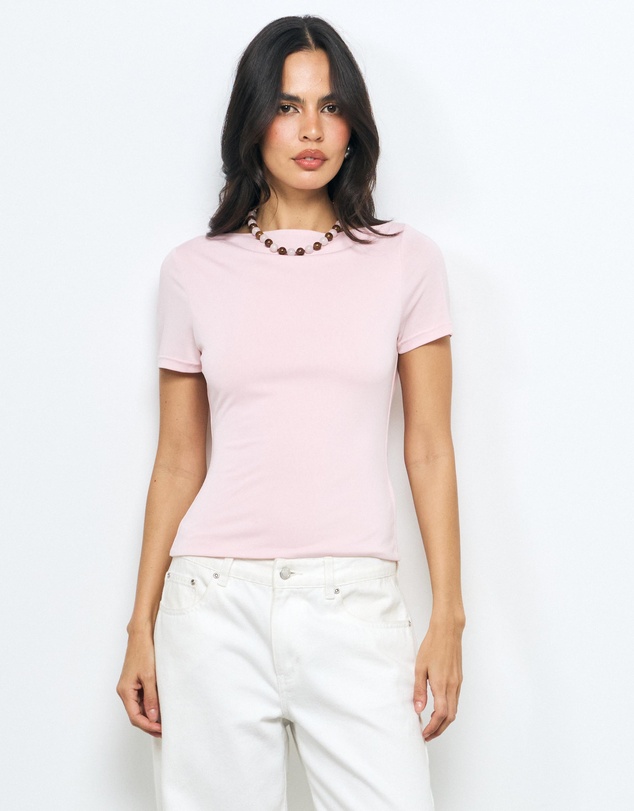 AERE - Jamie Cupro T-Shirt