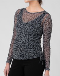 Ripe Maternity - Layla Ruched Top