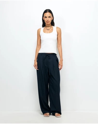 AERE - Calista Relaxed Suiting Pants
