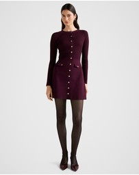 Forever New - Issie Long Sleeves Knitted Mini Dress