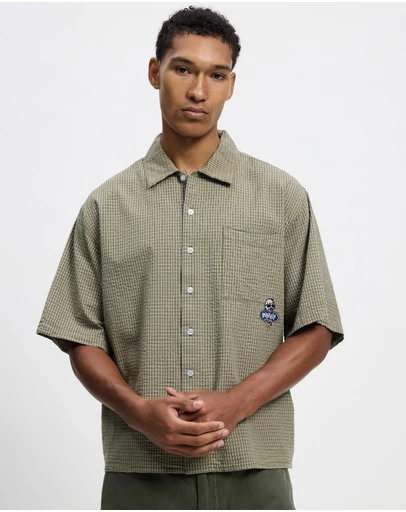 Worship - Jaws Box Fit Cropped Short Sleeve Shirt
