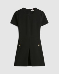 Tommy Hilfiger - Button Pocket Mini Shift Dress