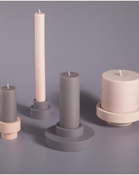 porter green - flipp lrg silicone unbreakable candle holder set