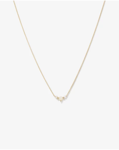 Michael Hill - Necklace with Opal & Diamonds in 10kt Yellow Gold