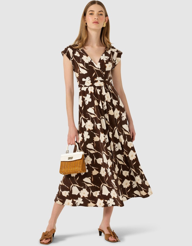 SACHA DRAKE - Cappuccino Midi Dress