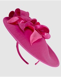 Max Alexander - Fuchsia Plate Racing Fascinator