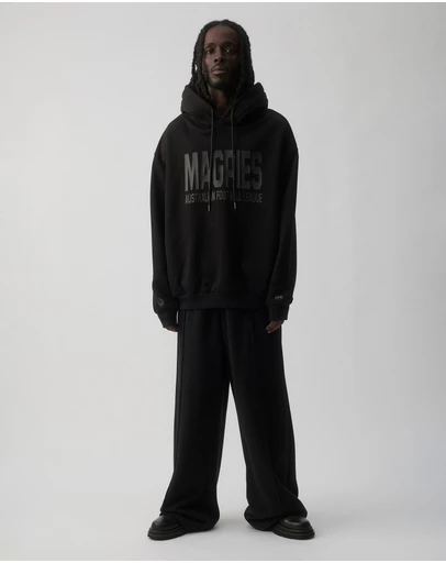 Strateas Carlucci x AFL - Collingwood Magpies Double Hooded Jumper
