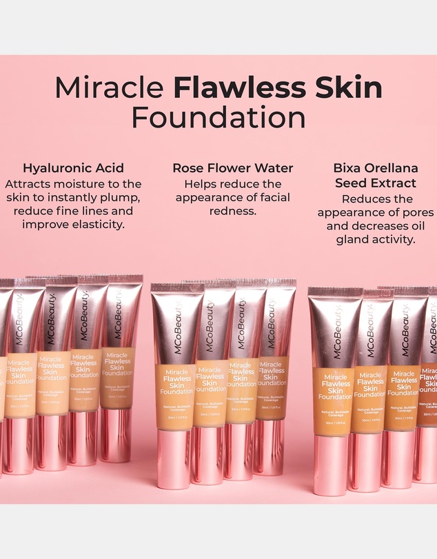 MCoBeauty - Miracle Flawless Skin Foundation - Natural Ivory
