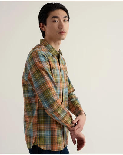 Seasalt - Seasalt Cornwall Multi Banyan Checked Cotton Shirt